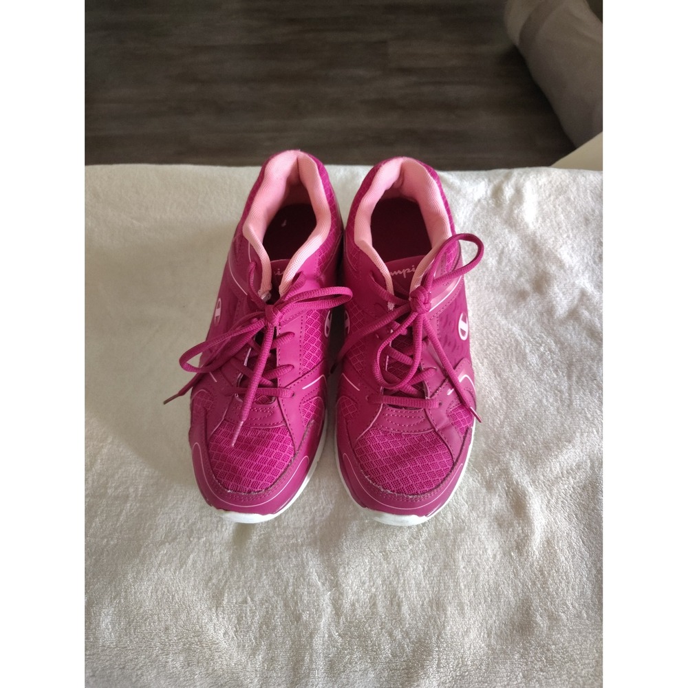 Champion Womens Magenta Pink Mesh Athletic Training Sneakers Shoes Size 11W - Picture 2 of 7